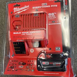 Milwaukee M18 XC 5.0 Battery And Charger
