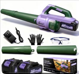 Brand New cordless leaf blower with 2 battery