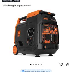 Dual Fuel Wen Inventor Generator 4800-Watt , Never Used 