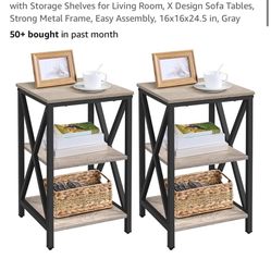 Brand New Fully Assembled Side Tables