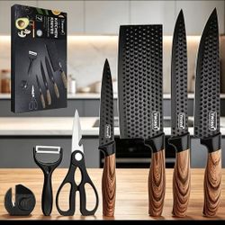 7-piece kitchen knife set