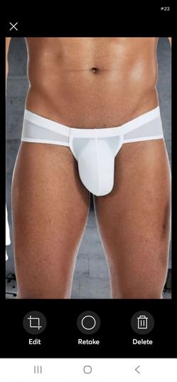 Men's White  Brief Underwear