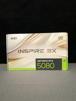 MSI Inspire 3x Geforce RTX 5080 Graphics Card Brand New