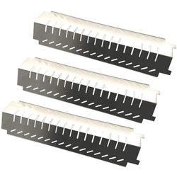 15" Grill Heat Plates Shield Burner Covers BBQ Gas Grill Replacement Parts for Front Avenue, Charbroil