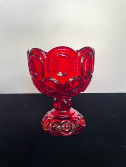 Red Moon and Stars Dish