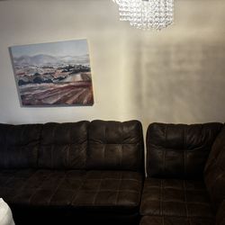 like new sectional with ottoman!!!