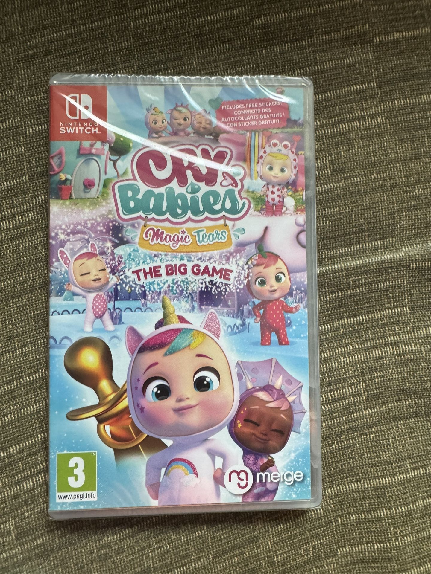 Cry Babies Magic Tears: The Big Game - Nintendo Switch New Sealed