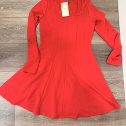 New Red Dress Fits Like Medium Large