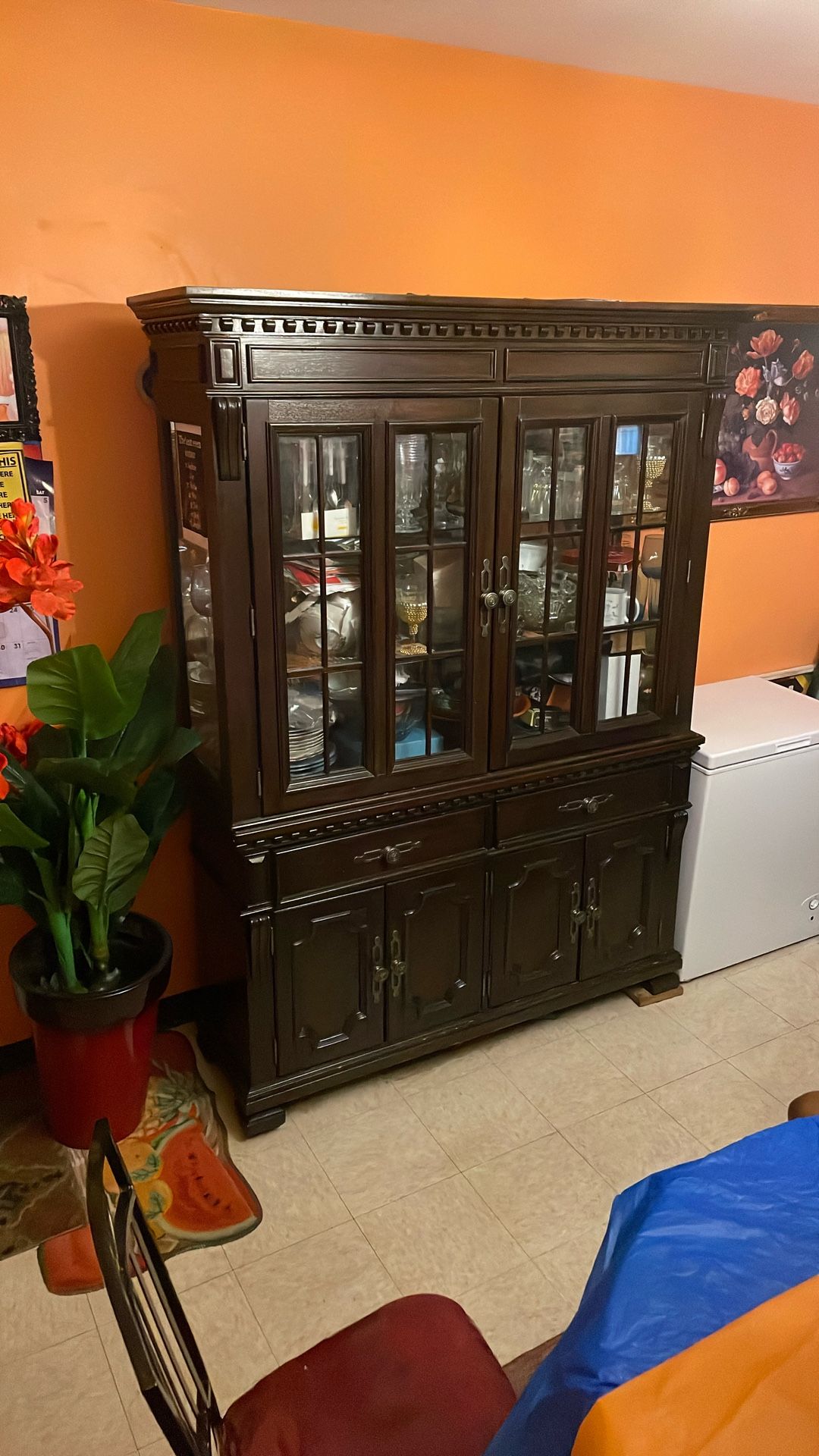 Wooden China Cabinet