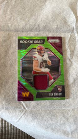 2026 Panini Prizm Ben Sinnott Rookie Patch Card – RC Memorabilia Insert