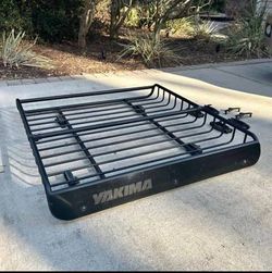 Yakima MegaWarrior Roof Rack Cargo Carrier Basket w/ Lock+Keys 52”x48”