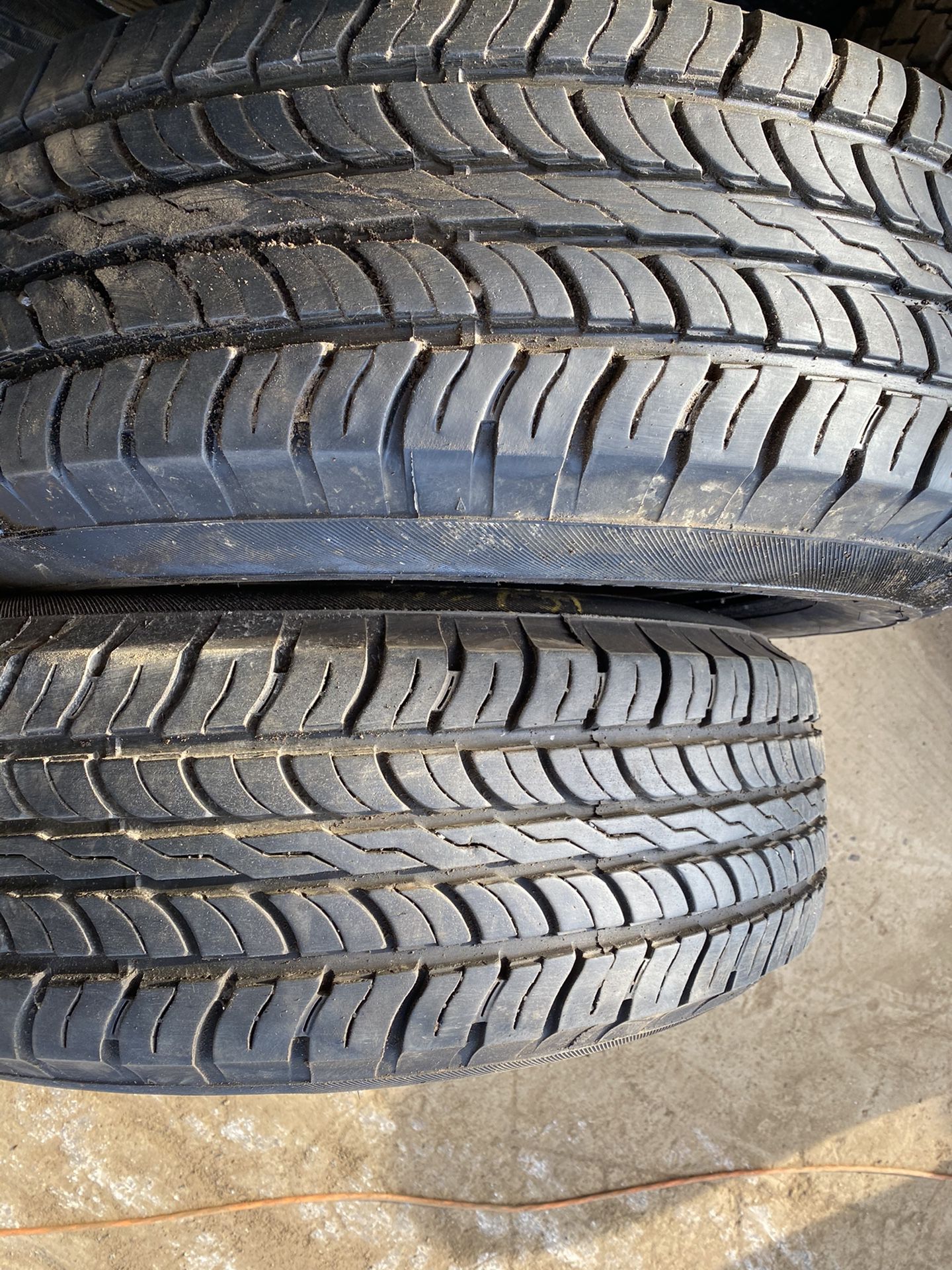 2 used tires 245/75/16