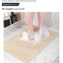 Non Slip Bathtub Mat, Anti Slip Shower Mat, Fast Drying Bath Tub Mats, Foot Scrubber Mat, Anti Slip Mat for Tub, Floor,Bathroom, Home, Kitchen, Hotel 