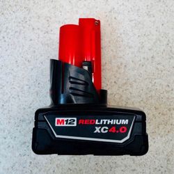 🔥 New Milwaukee M12 4.0 Battery