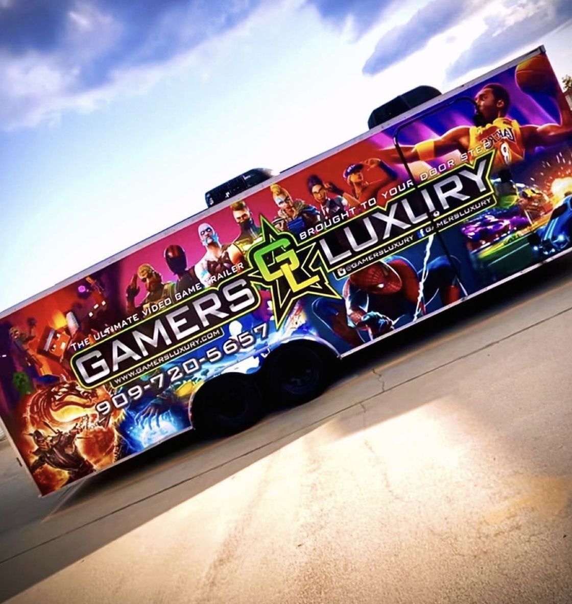 Gamer Trailer Game Truck Fortnite Mobile Gaming