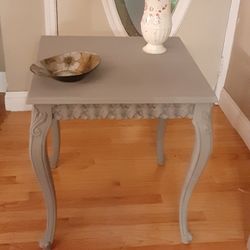 Grey Chalked Painted Table