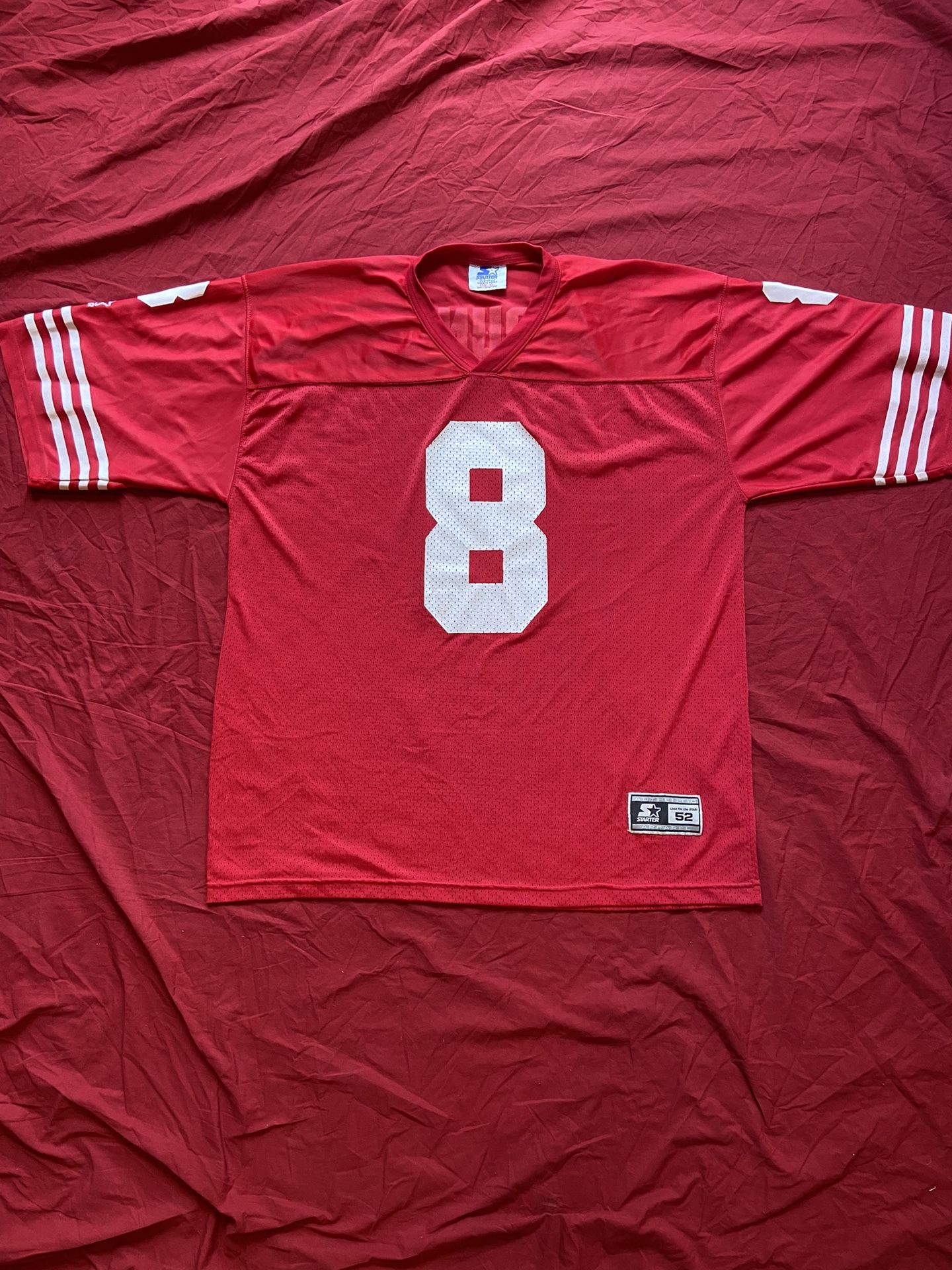 Men's Steve Young San Francisco 49ers Jersey Vintage Starter Size XL Red