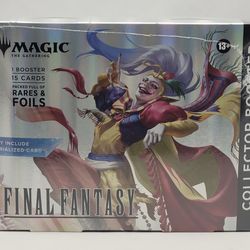 Magic The Gathering Final Fantasy Collector Booster Omega Pack New Sealed