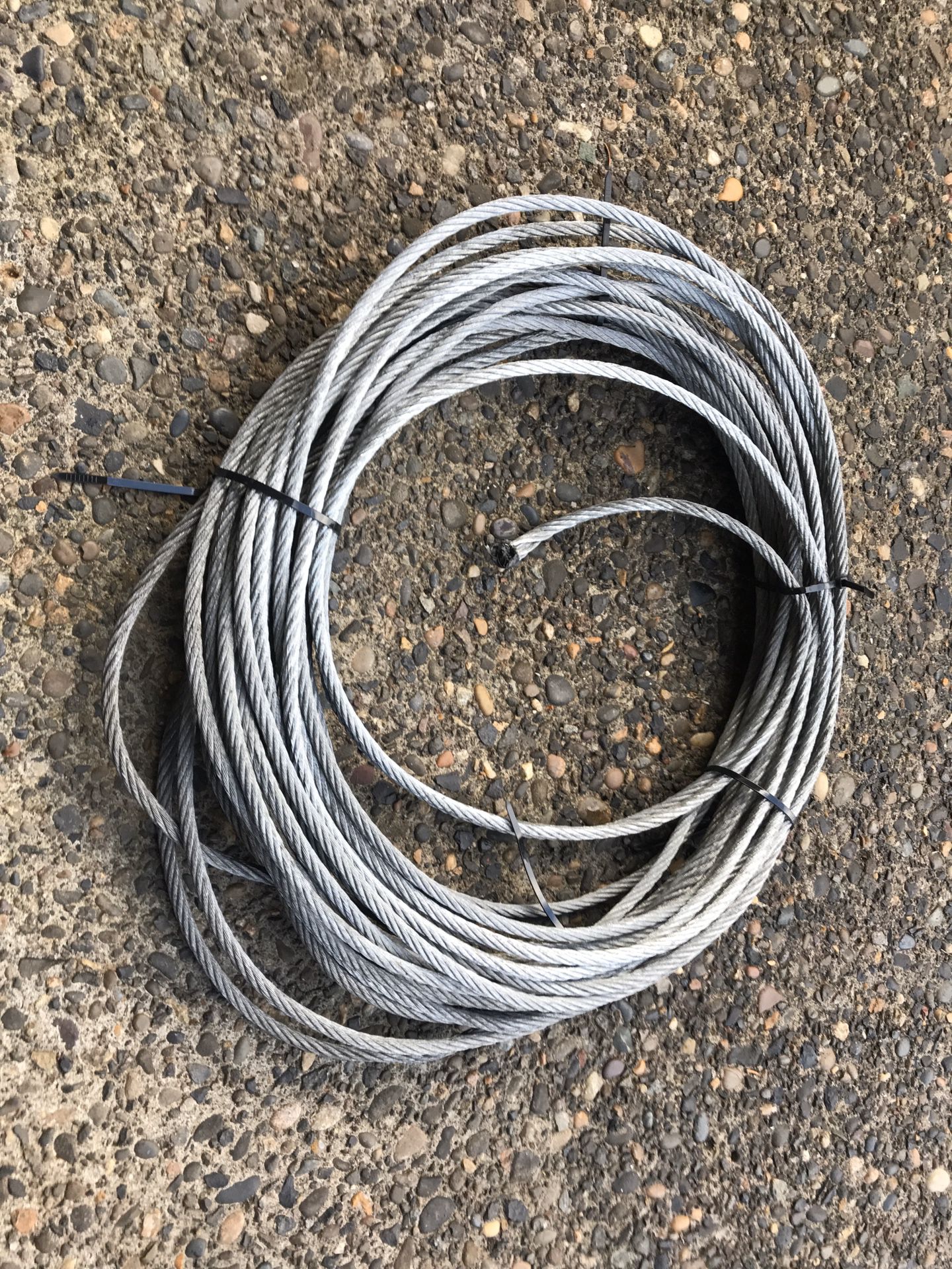 5/16” (?) X 100’ winch cable