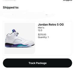 Jordan 5 Grape Size 12