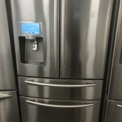Stainless 4 Door French Door Refrigerator 