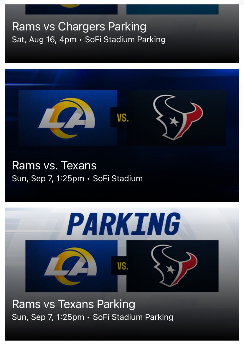 Rams Vs. Texans