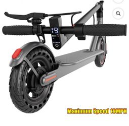 JOYHIS J078 Electric Scooter for Men and Women 8.5" Solid Tire 19mph Power by 350W Motor Max 21 mile Range Folding Commuting E Scooter