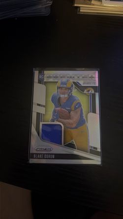 Blake Corum Prizm Premier Jerseys RC Patch Card