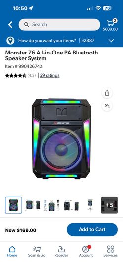 Monster Z6 All IN ONE PA Speaker