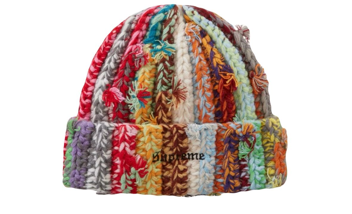 Supreme Hand Tied Beanie Multicolor Sealed Brand New