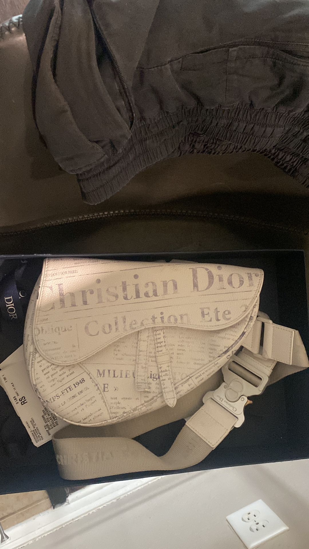 AUTHENTIC Dior X Asham Saddle bag