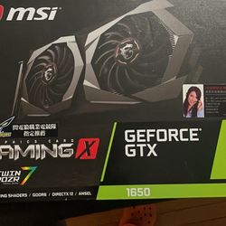 MSI GTX 1650 twin Frozr 7 