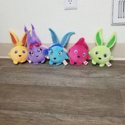 5 Plush Toys Cartoon Sunny  Bunnies All for 