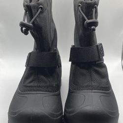 Kids Northside Black Frosty XT Waterproof Snow Boots Size 13 Youth