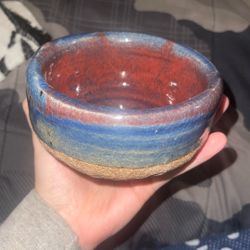 Shark Attack Pottery Bowl 