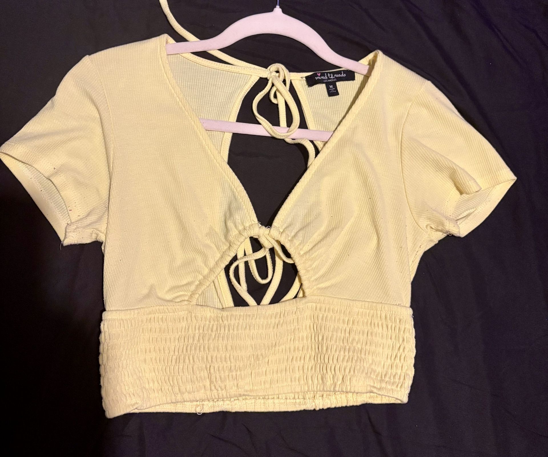 Mixed Threads, Crop Top, Size M