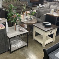 ON SALE variety Of End Tables 