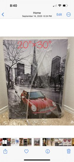 Brand New Art Work - Red Car