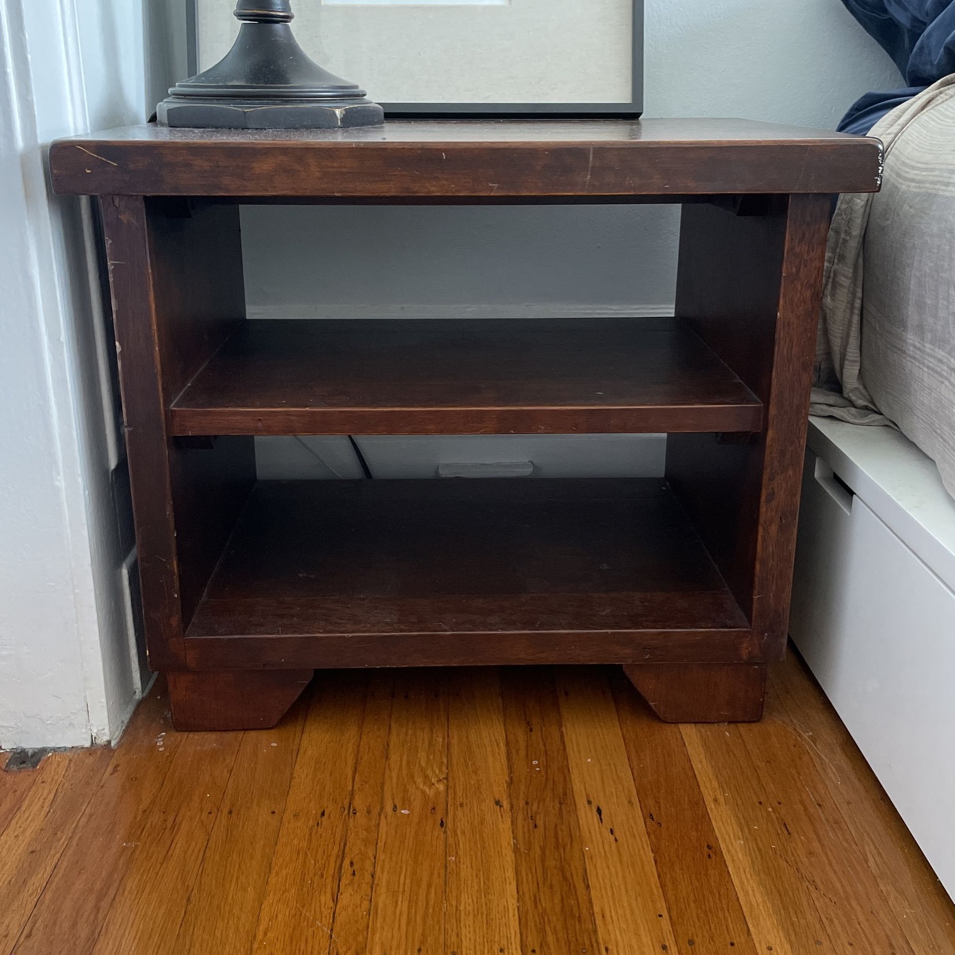 Solid Wood Vintage Night Stand