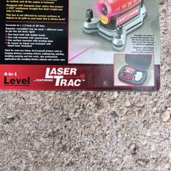 Craftsman 4-in-1 Level Laser Trac Level Model 948251 w/Case in Original Box-
