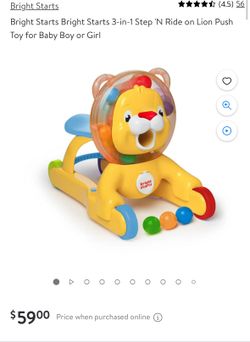 3 in 1 step n ride lion deals