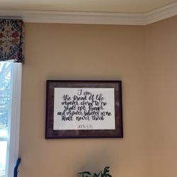 Professionally Framed Bible Quote