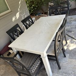 Indoor/Outdoor Table And Chairs