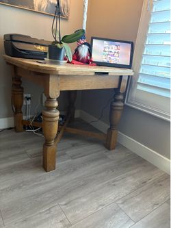 Antique wood table