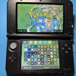 Nintendo Black 3DS XL - Custom Setup - 64GB