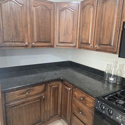 Kitchen cabinets  and granite tops