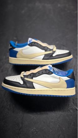 Jordan 1 Travis Scott X Fragments Blue