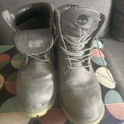 Grey Camo Timberland boots sz10.5