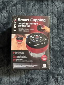 FitRx Smart Cupping Therapy Device – Red Light + Heat + Suction – COMPLETE