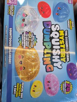 Squishy dumpling advent calendar